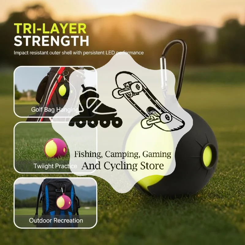 Golf Bag - غطاء سيليكوني لحماية كرة الجولف، حقيبة