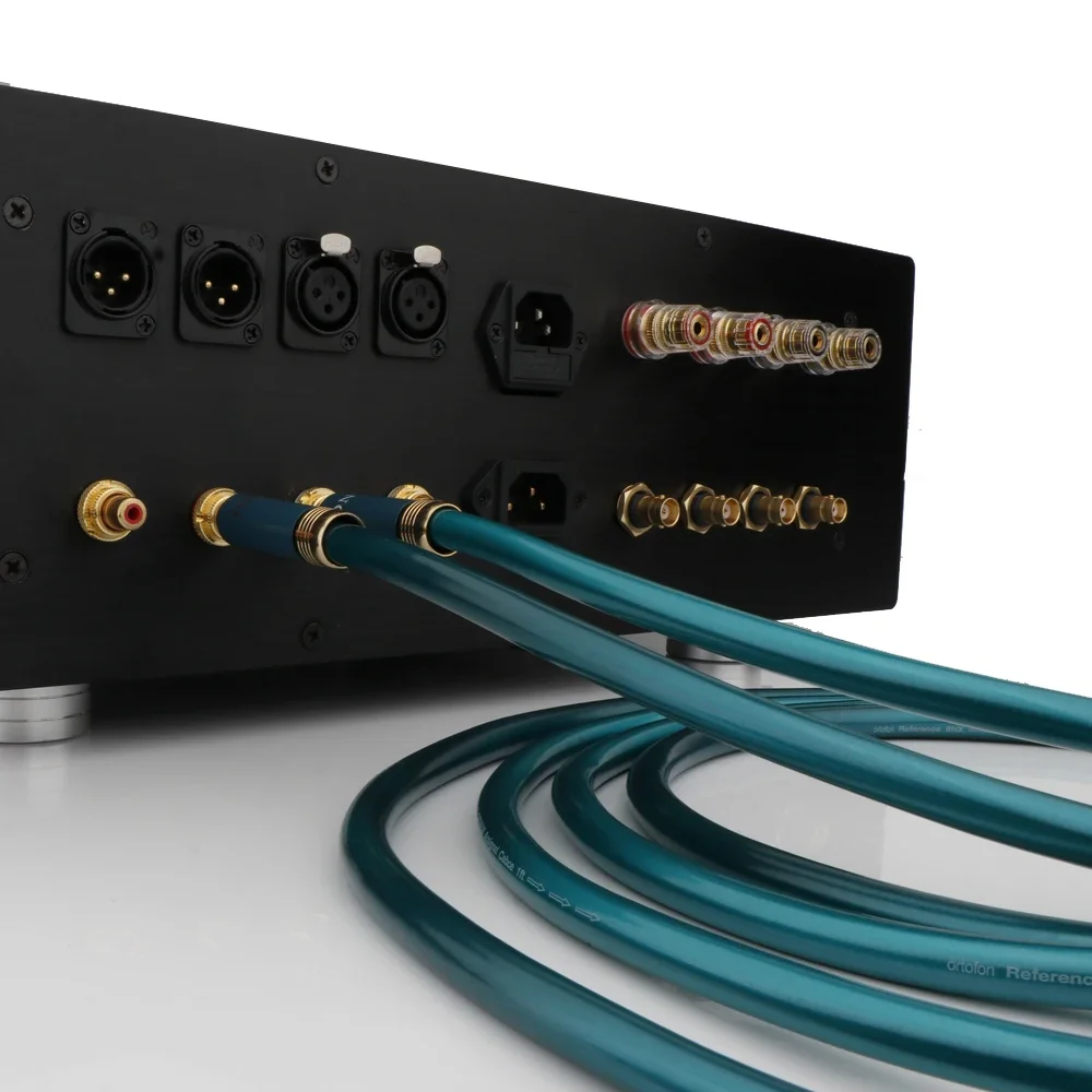 Pair Ortofon 8N OCC RCA Cable Male To XLR Male Interconnect Audio Cable Preamp Power Amplifier CD Player DAC