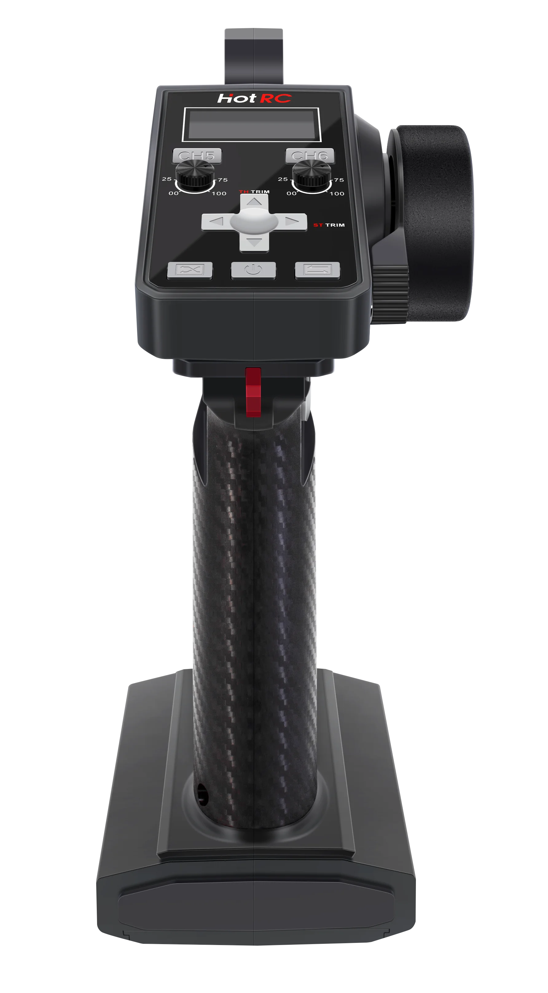 HOTRC CT-6A 6CH 2,4 GHz afstandsbediening zender radiosysteem met F-06A 6CH 4-9 V ontvanger voor RC auto boot tank voertuigonderdeel