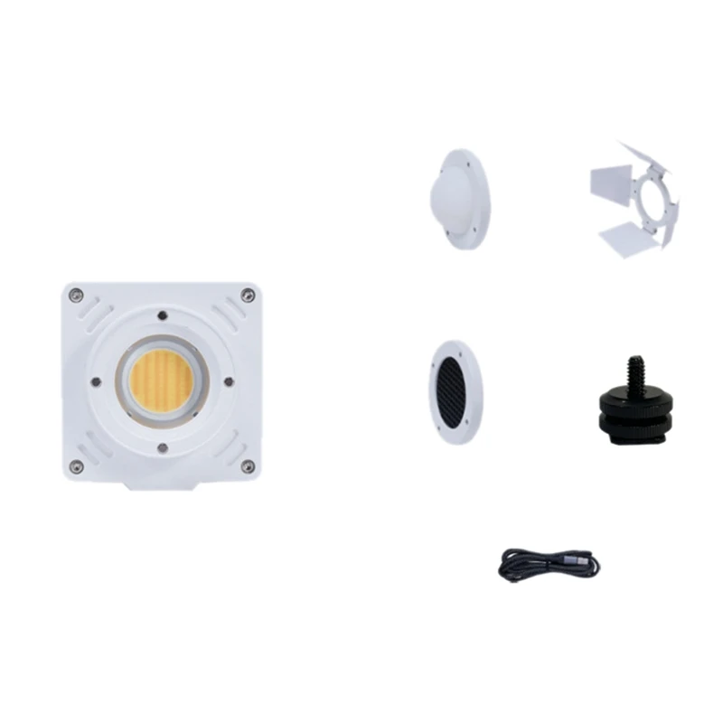 

Карманный светодиодный светильник для видеосъемки, 20 Вт, 2700–6500 К, светильник для фотосъемки софтбокса, сотовая сетка Barndoor, 12FX для фотостудии, B-A32R