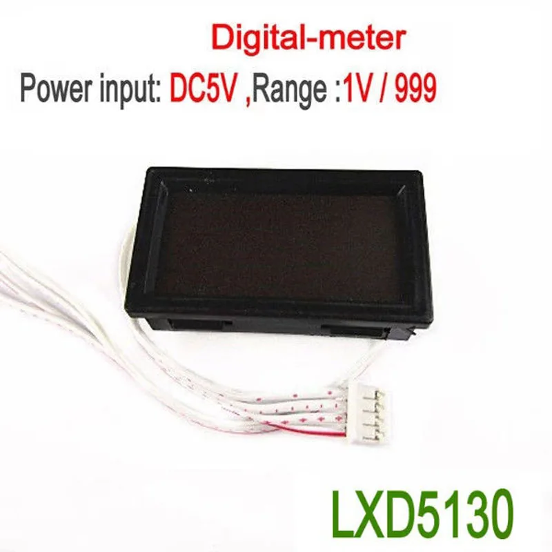 LEDDigital Ammeter LxD5130/5135 /9135DC5V-1V/999for inverter welding machines accessories  Amp Panel Meter Current Monitor Black