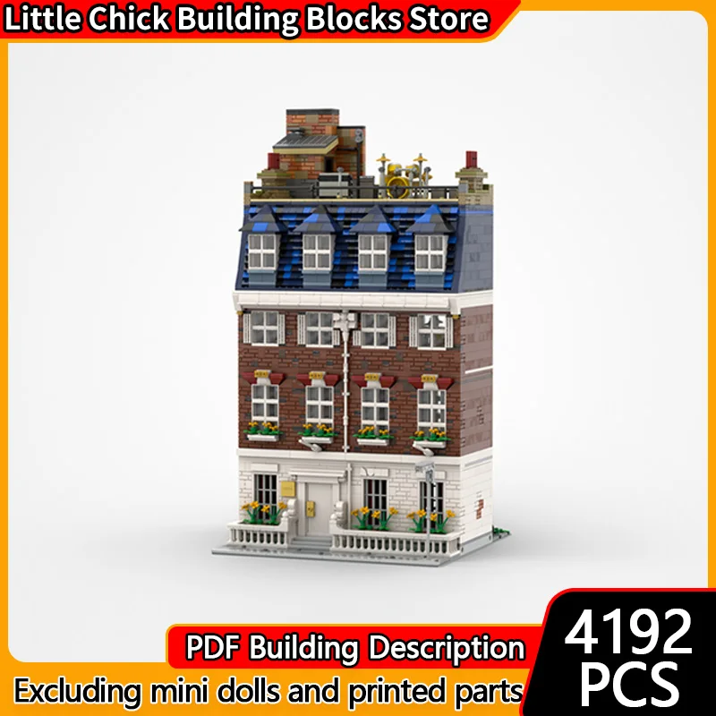 

Popular Movie Model MOC Building Bricks Movie Scene Rooftop Concert Modular Technology Children Holiday Gifts Assemble Toys Suit