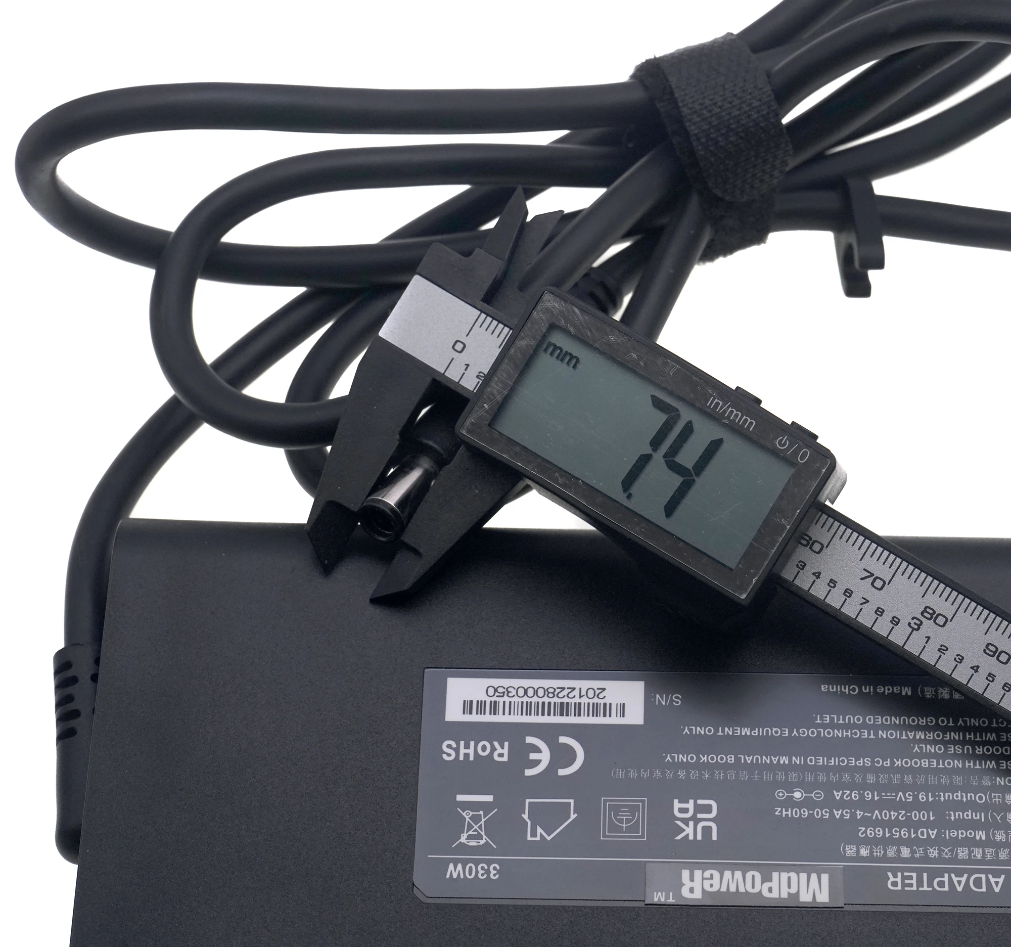 Slim 330W 19.5V 16.92A Charger for DELL Alienware M17 M18X X17 X51 Area-51m G15 G16 5530 7630 7620 DA330PM190 LA330PM190 DA330PM - Image 3