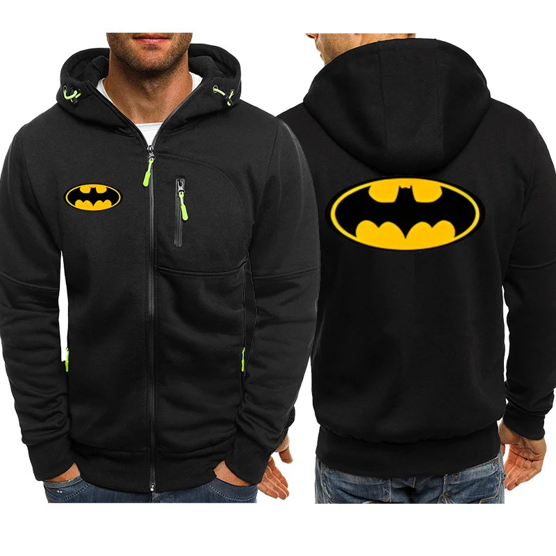 Fun Like Both Teeth And Bats Movie Mens Hoodie Fashion Casual Hoody Sportswear Loose Fleece Zip Up Harajuku Sweatshirt Man