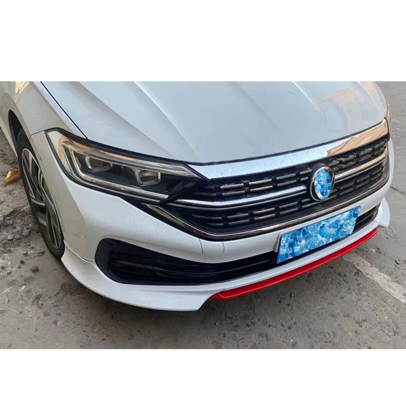 For CAR Front Bumper Lips Diffuser Volkswagen NEW Jetta Anti-Collision Body Kit Decorative Accessories VW 2023 Year