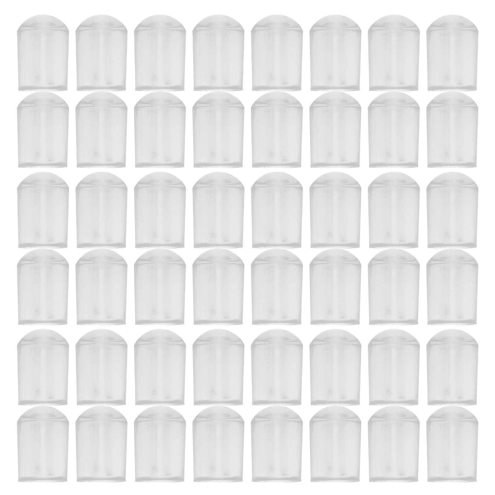 

100 Pcs Safety Mask End Caps for Hanger Hooks Covers Hanging Coat Plugs Pvc Protection