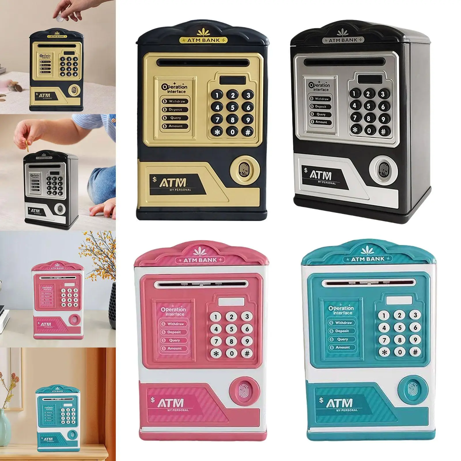 صندوق توفير للأطفال من بيجي بانك للأطفال من سن 3 4 5 6 7 8 سنوات #4