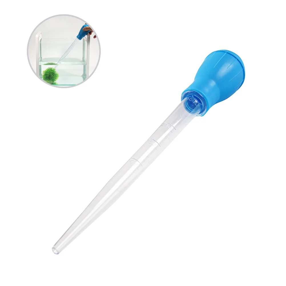 

2 Pcs Vacuum Sewage Suction Device Cleaning Tools Coral Feeder Pipette Slag Net