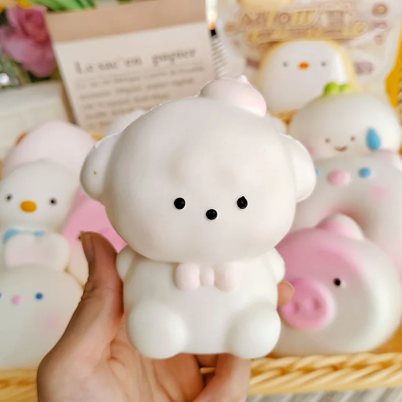 Super soft animal toast slow rebound toys, soft office decompression vent toys, birthday and holiday gifts.