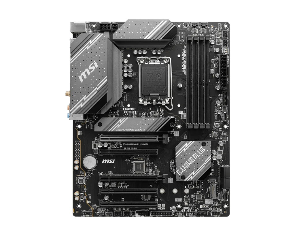 MSI B760 GAMING PLUS WIFI Motherboard LGA 1700 B760 DDR5 256GB support  14900F 14700 14100 13900 13500 12700K cpu Micro ATX M.2