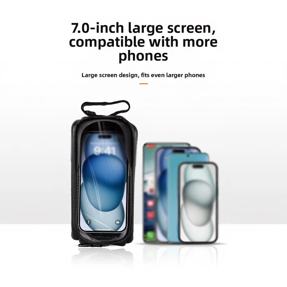 

Bicycle Bag Waterproof Hard-Shell Tube Bag Touchscreen Road Bike Frame Bag Top Tube Storage Bag For Cycling Bike Accessories ﻿