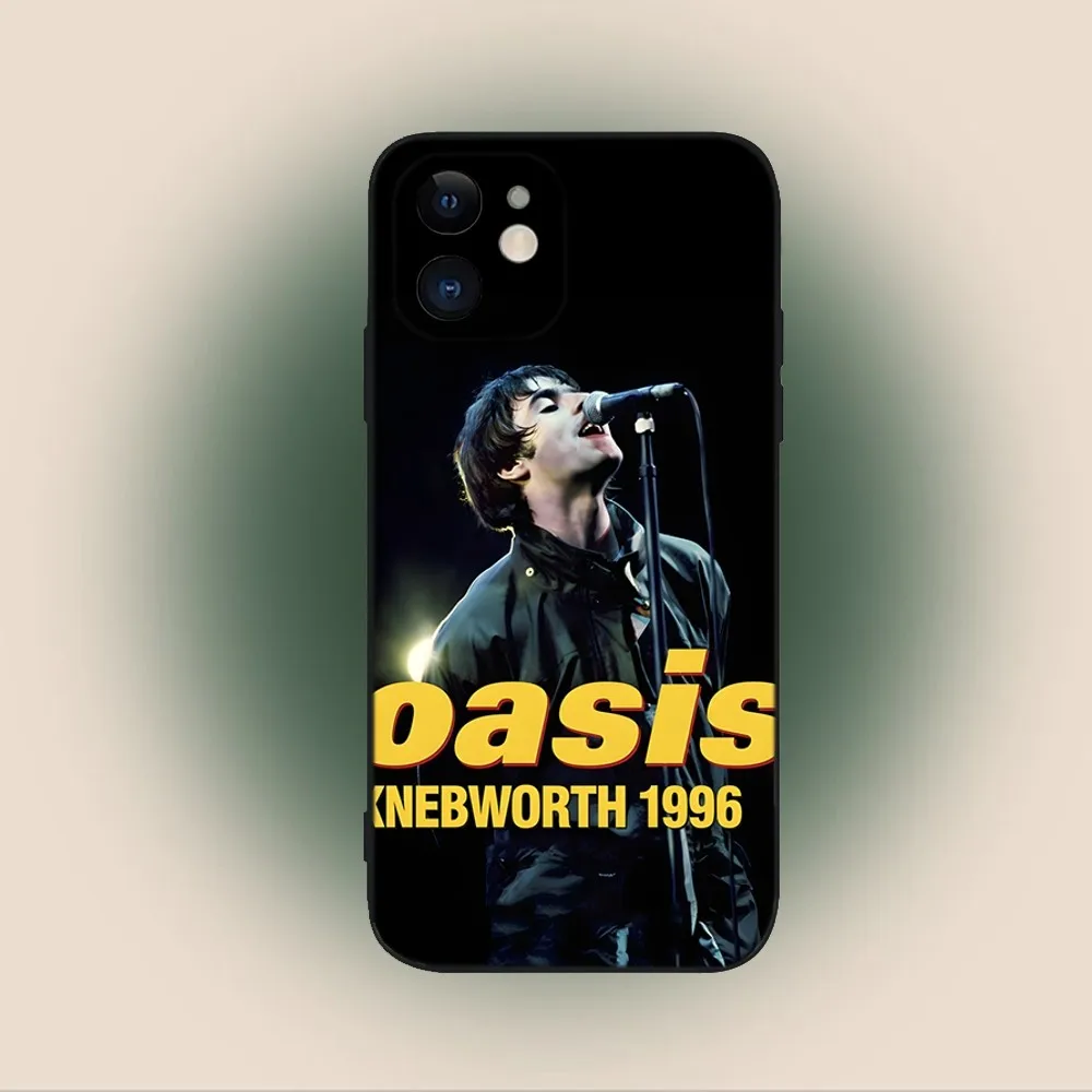 Band O-Oasis Supersonic Phone Case For iPhone 15,14,13,12,11,Plus,Pro Max,XS,X,XR,SE,Mini,8,7 Soft Silicone Black Cover