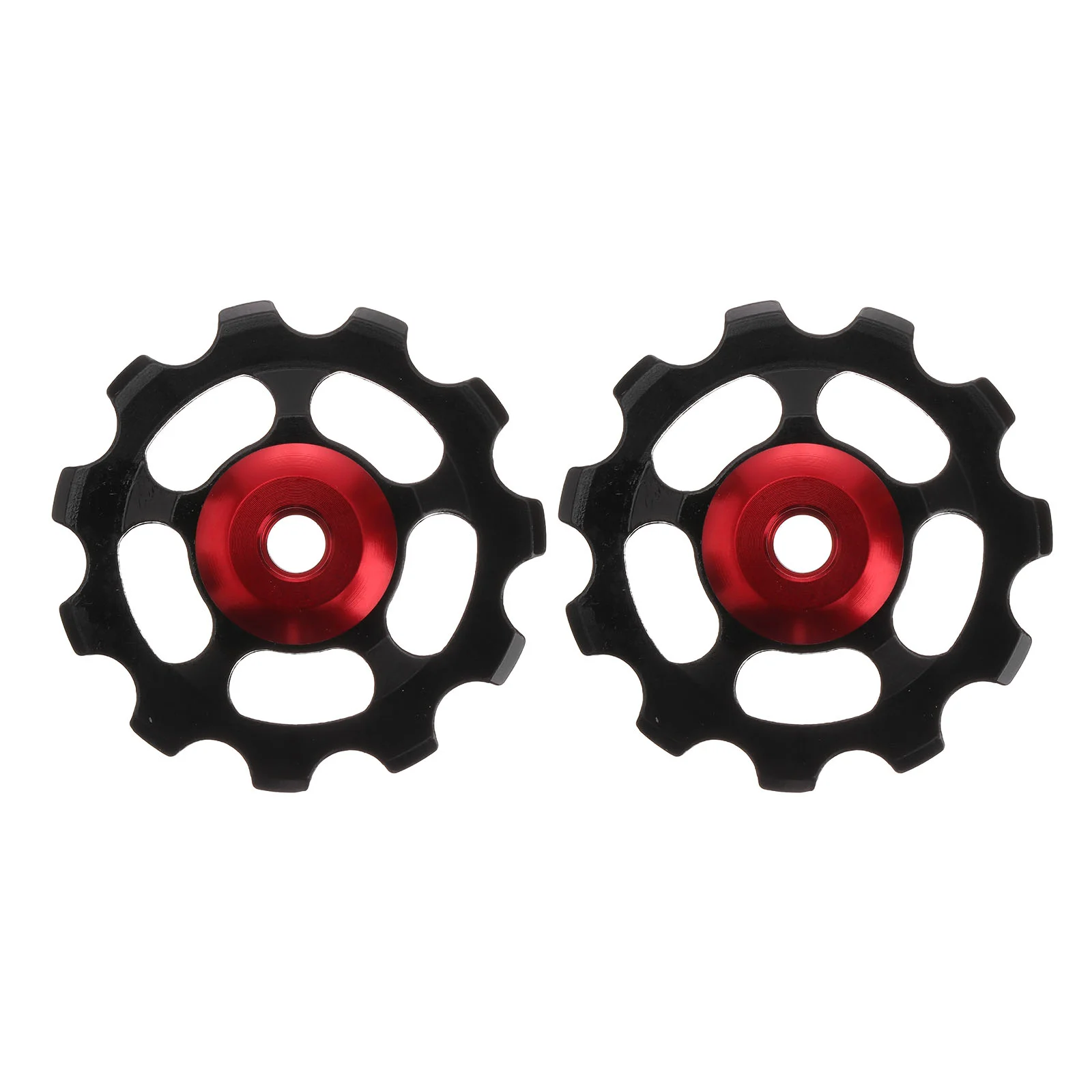 

2Pcs Aluminum Alloy Bike Wheel Rear Derailleur Pulley 11T for (Black) mountain bike derailleur pulley
