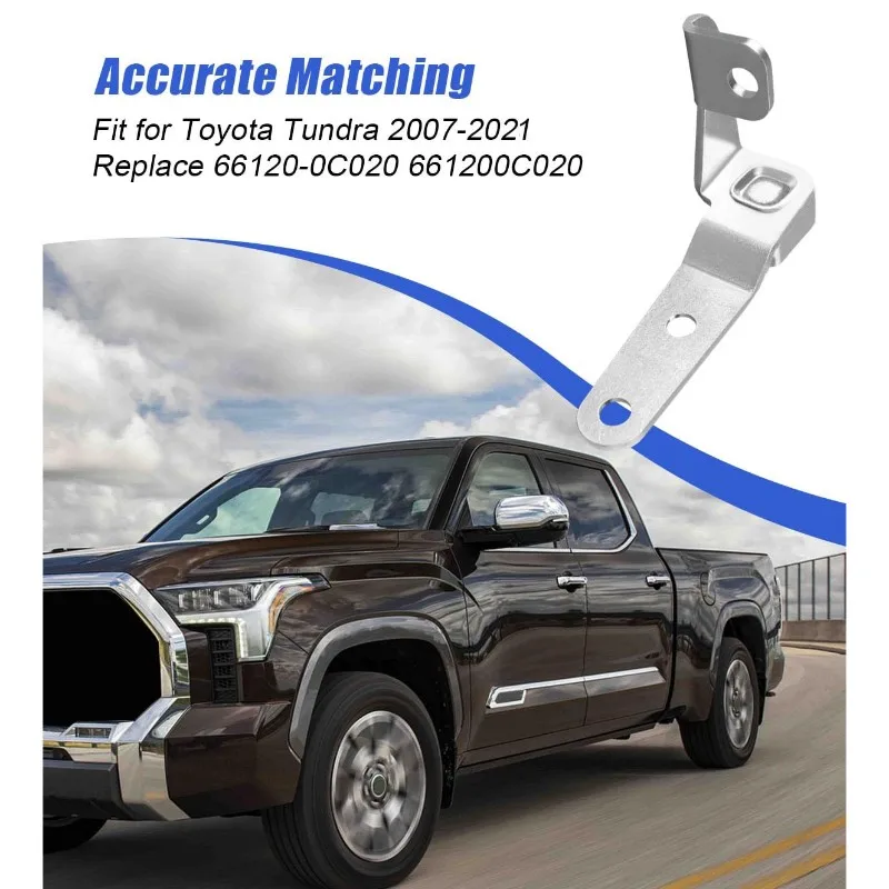 AEE5-Rear Tailgate Hinge Assembly For Toyota 2007-2021 Replace 66120-0C020 661200C020, Left Side
