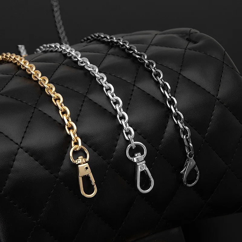High end Detachable Stainless Steel Bag Chain Strap Versatile for Cross body Bags