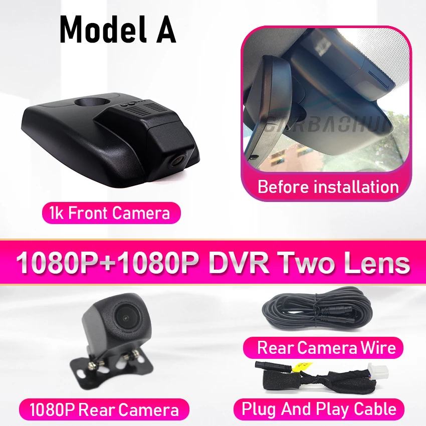 Dash Cam Voor Toyota Corolla Hybrid Touring Sport E210 12e Gen SE (hatchback & Sedan) Altis 2019-2025 Auto DVR 4K Dashcam Camera - afbeelding 1