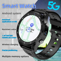 4G full network Android system, dual cameras, video call smartwatch, SIM card, with WiFi, GPS, waterproof, Google Play Store