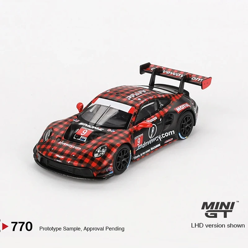 In Stock MINIGT 770 1:64 992 GT3R GTD PRO Pfaff Diecast Model Collection Toys