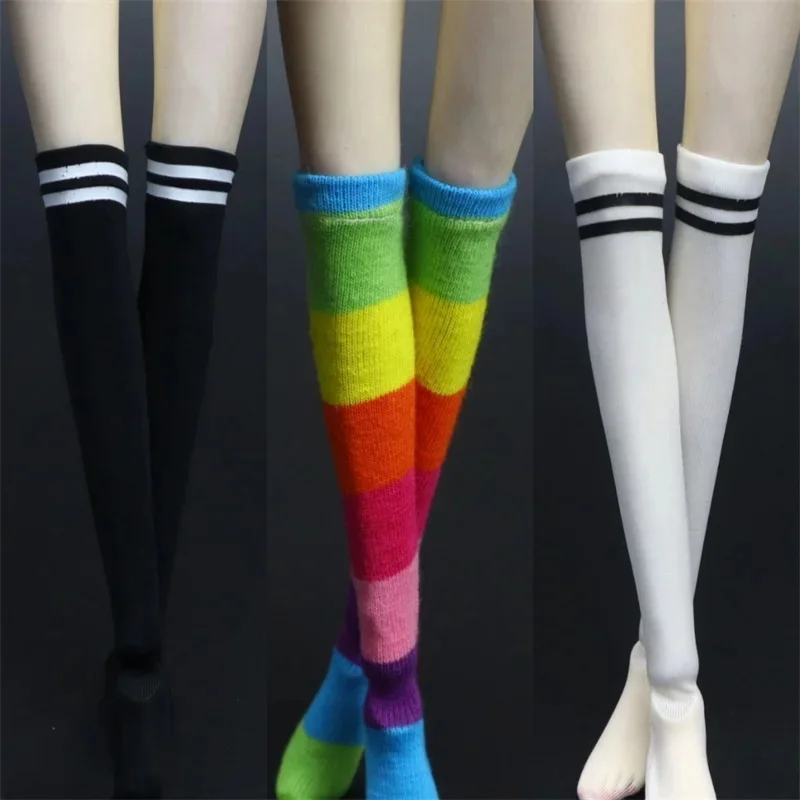 1/6 Female Soldier Overknee Socks Model Accessories High Quality Fit 12'' Action Figure Body In Stock