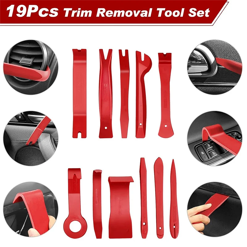 

EYFL-19 шт. Инструмент для снятия обшивки, набор плоскогубцев для автоматических зажимов, набор инструментов для снятия крепежных клемм, пластиковый набор инструментов для автомобильной панели/приборов