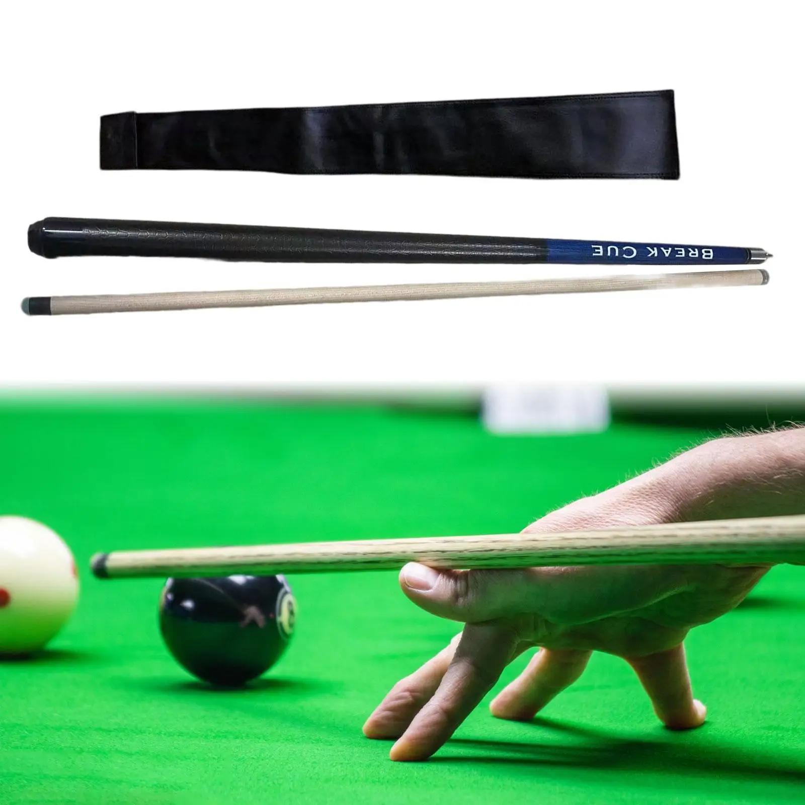 Kij bilardowy Break Jump Cue 142 cm Punch Cue Kij bilardowy do ćwiczeń w barze