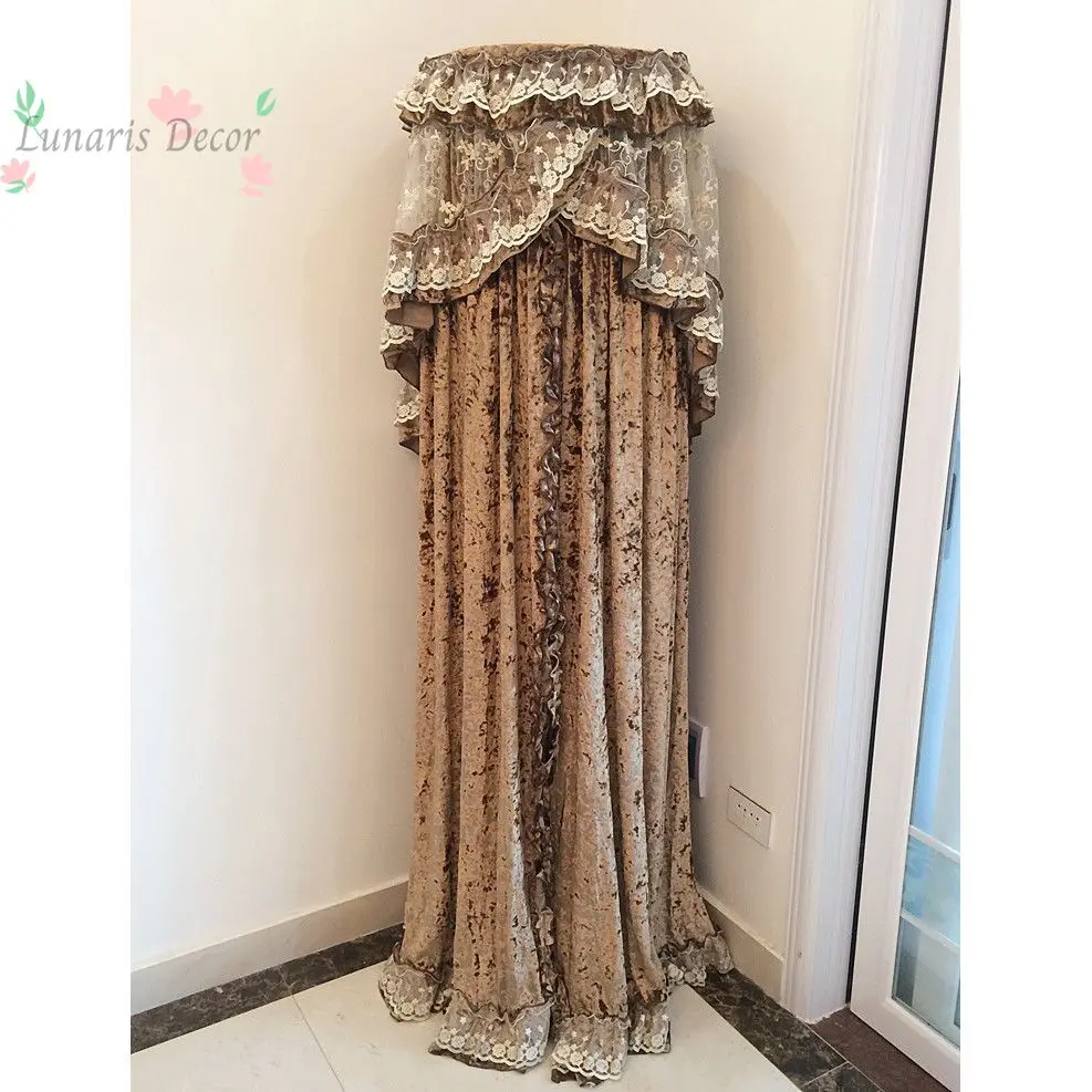 

Golden velvet lace Gree does not take the round cabinet air conditioner dust cover cylinder when turning it on.