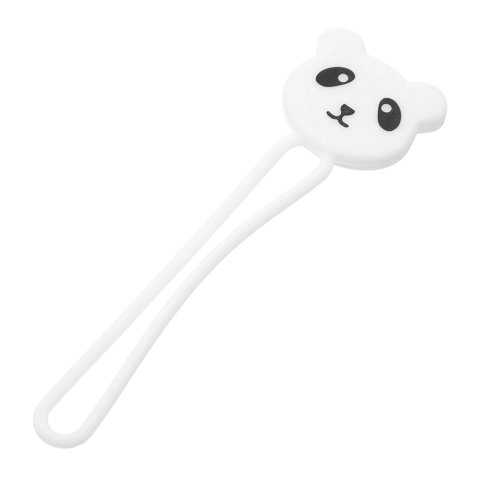 Silicone Cartoon Animal Shaped Cable Wire Organizer Mini Earphone Holder for Headphones Charging Cables Desktop Desk Cable