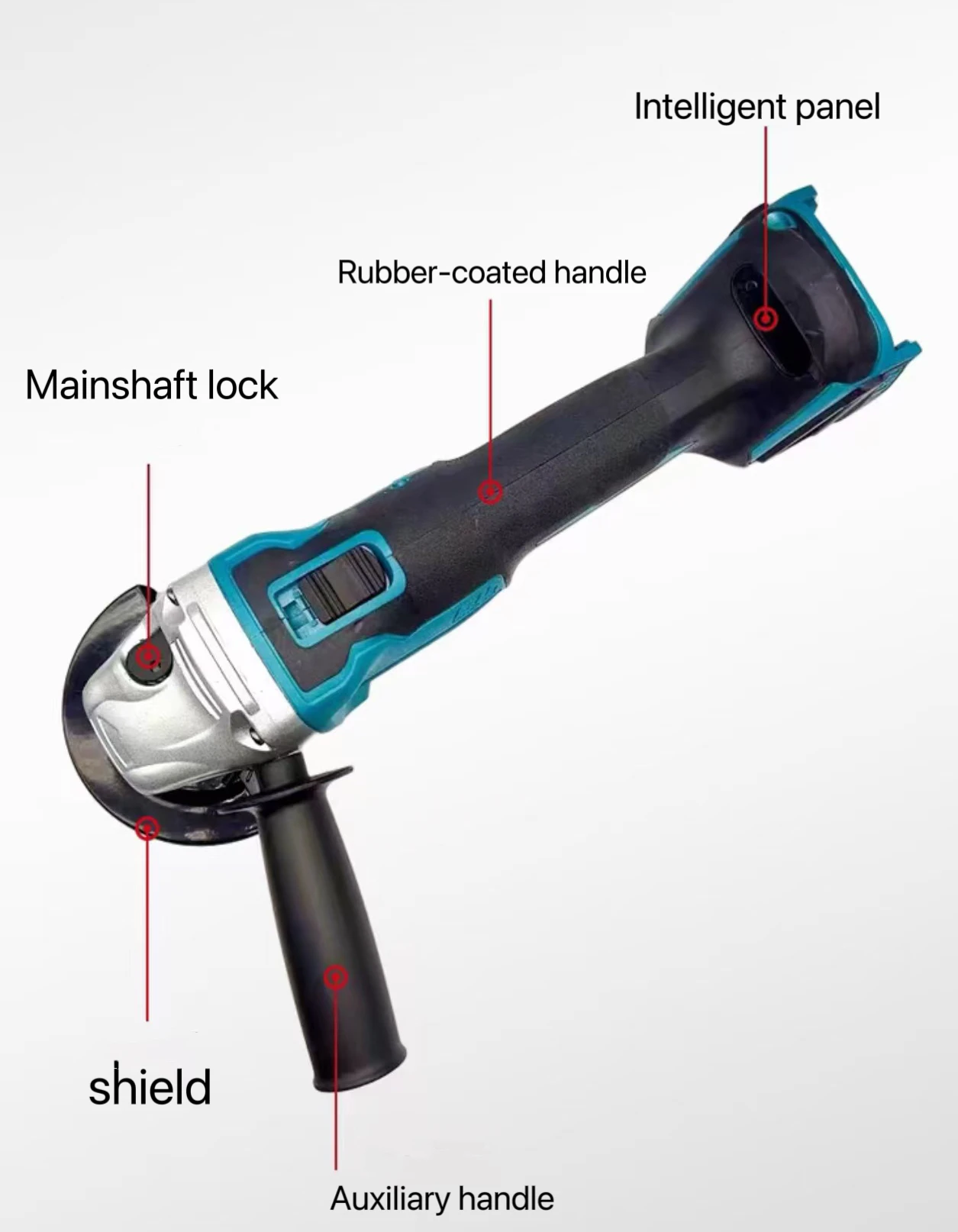 2025High Quality Professional Power Tools Cordless Portable Rechargeable Lithium Electric Angle Grinder