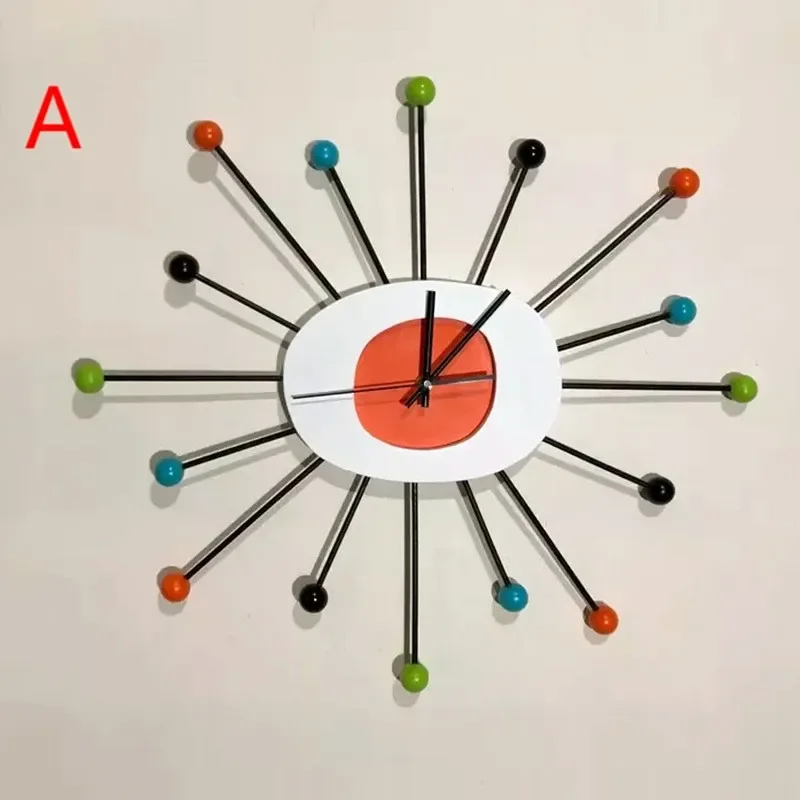 

Reloj De Pared 3d Grande Minimalist Living Room Wall Clock Creative Home Decoration Clocks Retro Light Luxury Horloges Murales