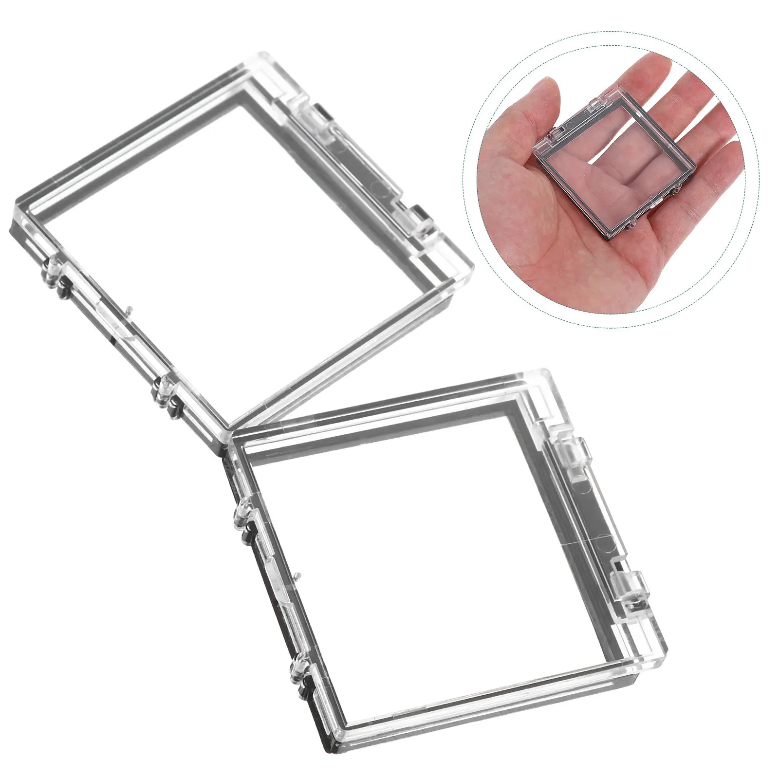 2Pcs Push Button Safety Guard - Strong Plastic Switch Cover Protector for Pc Computer Power Button Home Office Appliances