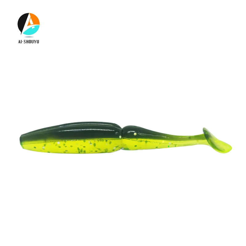 AI-SHOUYU 5pcs Easy Shiner Shad Pesca Fishing Soft Lure 90mm 6.7g Hot Lure Wobbler Leurre  Artificial Fishing Soft Fishing Lure
