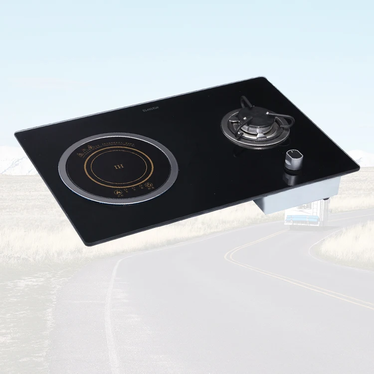 

RV Caravan Kitchen Products Gas Stove CE Certificate With Water Sink Embedded Induction For Camping