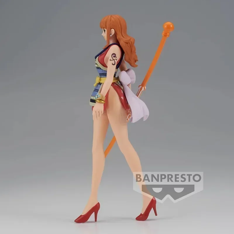 

Bandai Original Banpresto Anime One Piece THE Set Sail Nami PVC Anime Action Figure Model Toys Collection Doll Gifts In Stock
