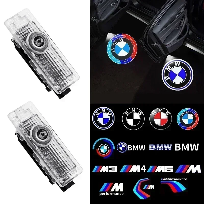 

2X Car Led Door Welcome Lights Logo Projector For BMW E90 E92 M3 E60 E61 E65 F01 F02 F10 F30 F48 G30 G38 X1 X2 X3 X4 X5 X6 X7