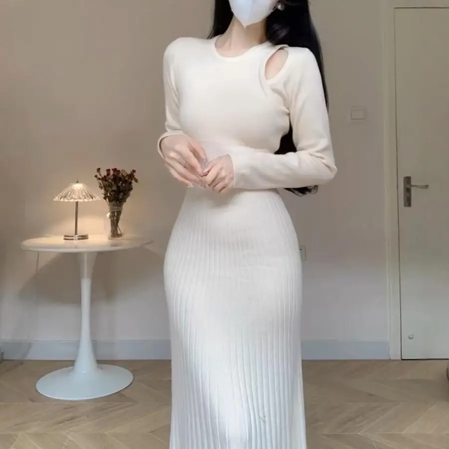 Abiti Abito da donna estivo Cupro Colorblock Collo a lupetto Smocking a strati Resort Bohemian Flowy Pieghettato Traspirante Moderno Trendy OL