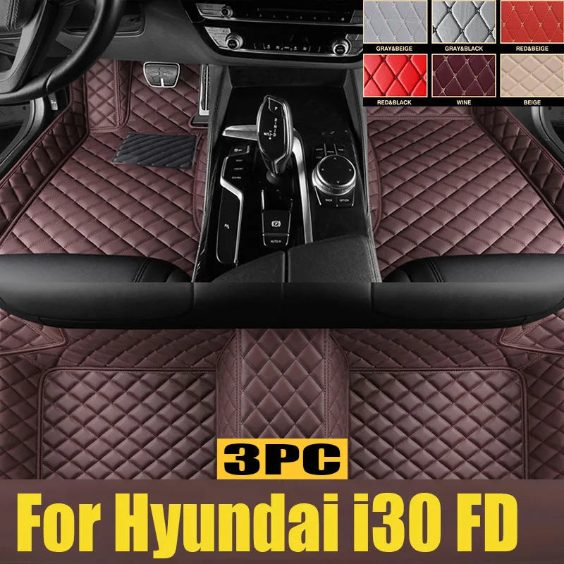 

Floor Mat for Hyundai i30 FD Hatchback 2006~2011 Parts Special Foot TPE Interior Liner Carpet Pad Custom Cover Rug trunk mat