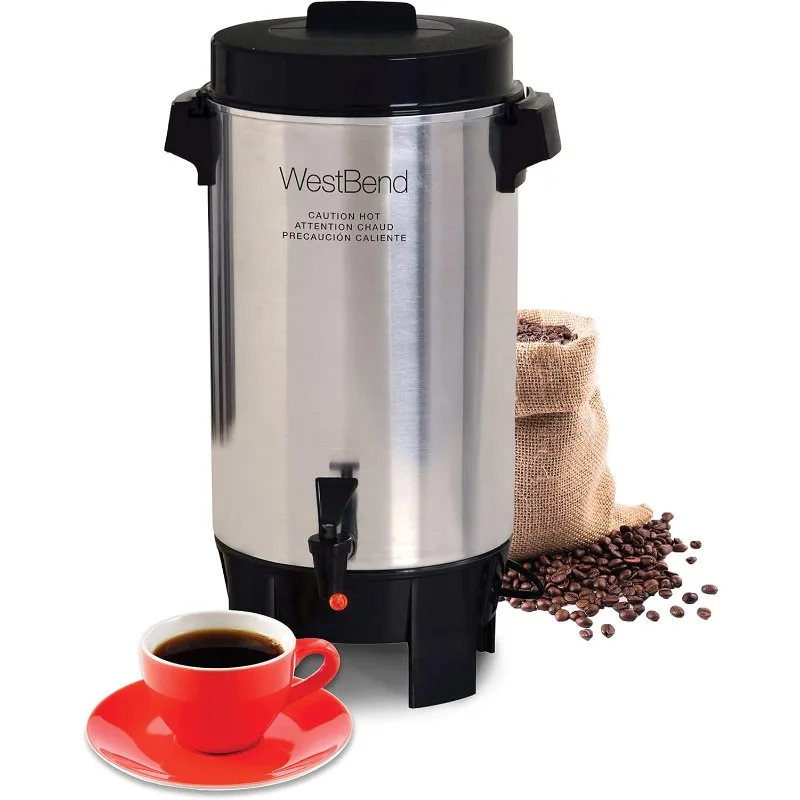 

Coffee Maker with Automatic Temperature Control, Large Capacity, Fast Brewing, Easy Prep and Cleanup, 42 Cups