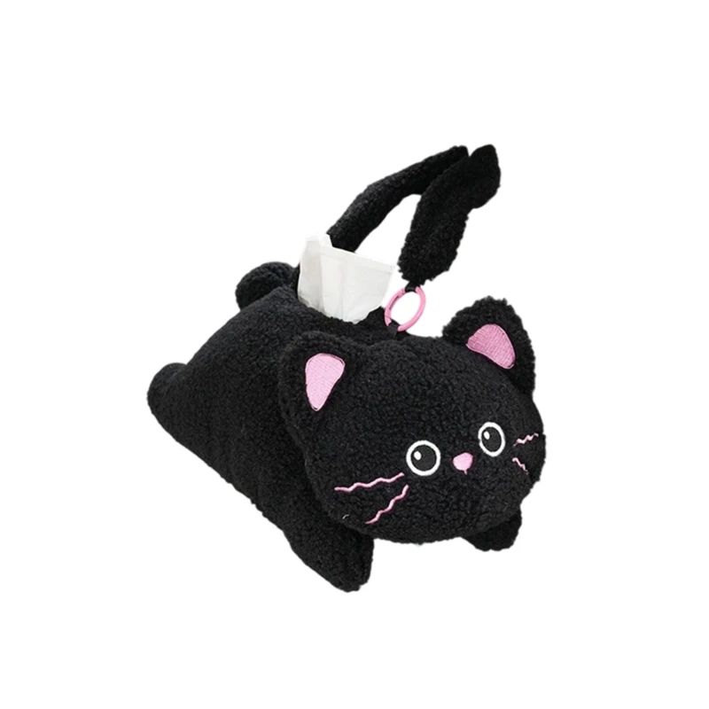 

Мультяшный подвесной плюшевый держатель для салфеток, подголовник, коробка для салфеток, диспенсер для салфеток, плюшевый чехол