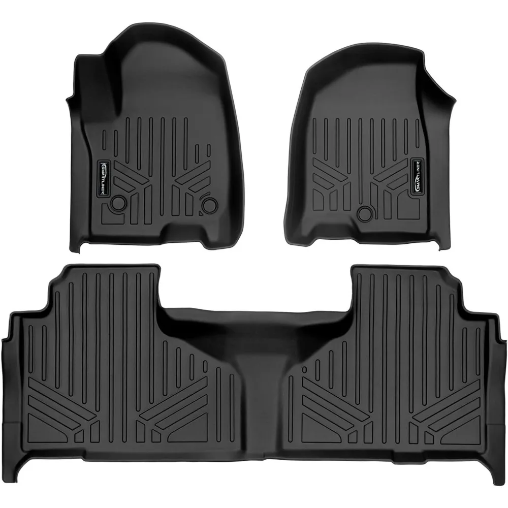 

Custom Fit Floor Mats 2 Row Liner Set Compatible with 2021-2023 Tahoe/Suburban/Yukon & XL with 2nd Row Bench Seat