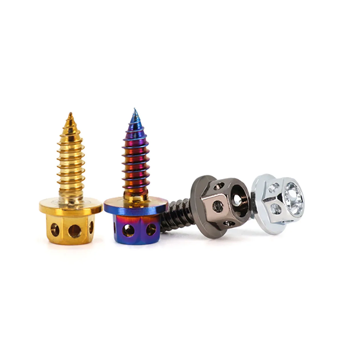 Hollow Out Hexagonal Flange Screw/Motorcycle Modified Decorative Nail