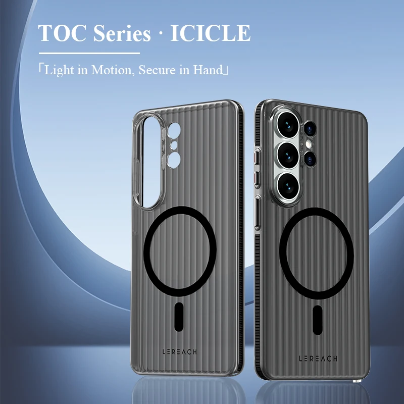 Etui magnetyczne Lereach do Samsung Galaxy S26 Ultra S25 Ultra S24 Ultra, matowe, antypoślizgowe, smukłe, z pełną ochroną na każdą okazję. — zdjęcie produktu 2