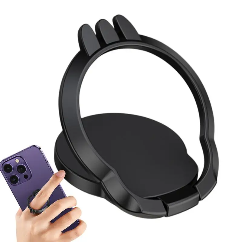

Металлический держатель для телефона, вращающаяся подставка для кольца на палец, универсальная ультратонкая многофункциональная настольная поддержка для автомобильного держателя