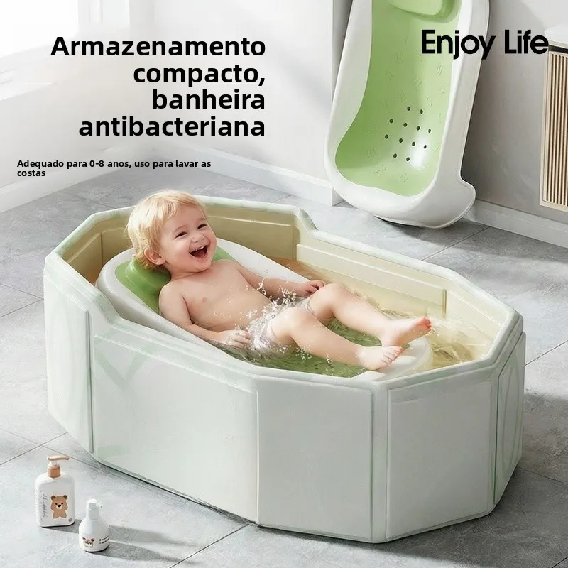 large-size-baby-bath-tub-with-constant-temperature-and-sun-protection-sleeve-cover-home-use-foldable-baby-swimming-bucket