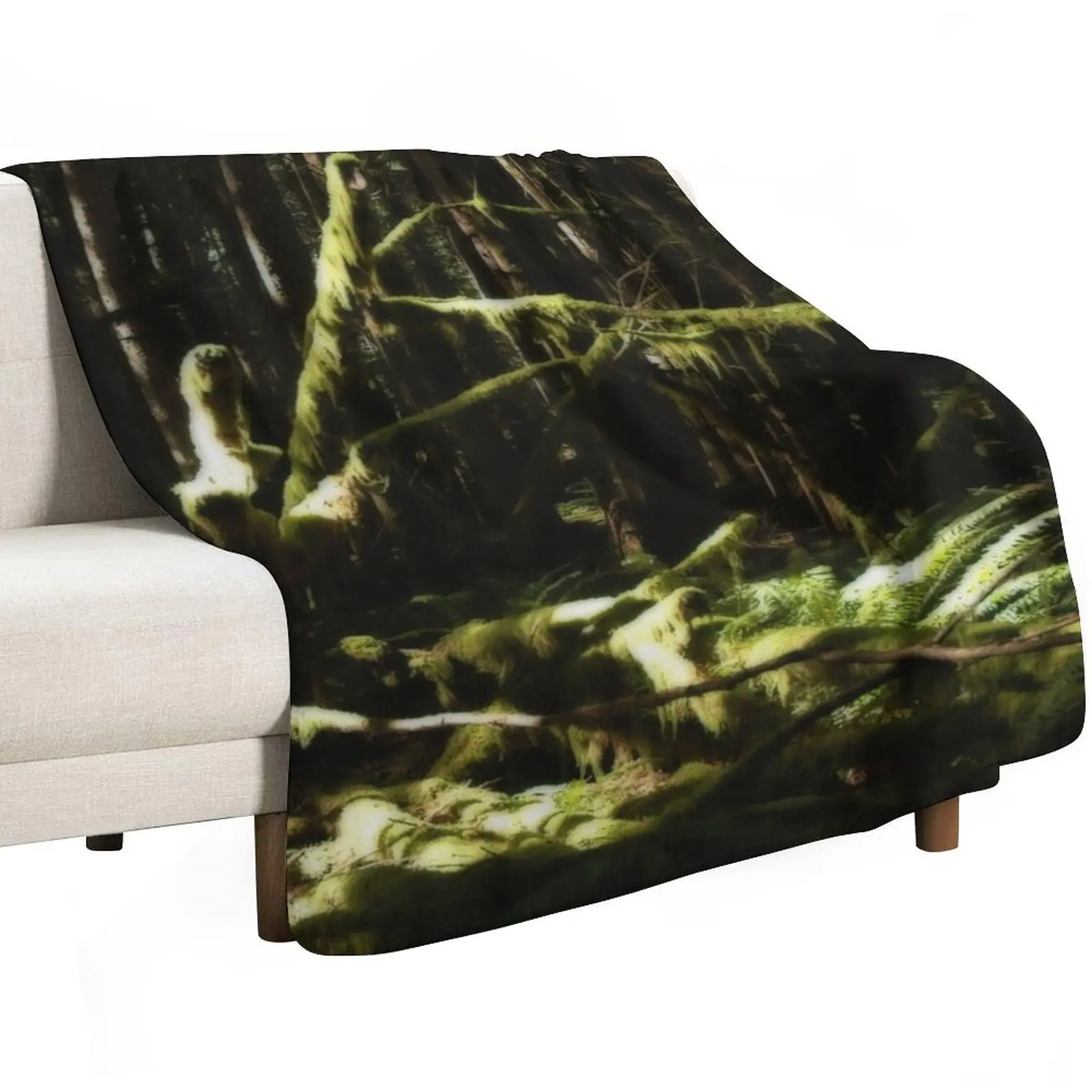 Bigfoot Woods 2 Throw Blanket for winter Comforter Large Tourist Fashion Sofas warm winter Blankets