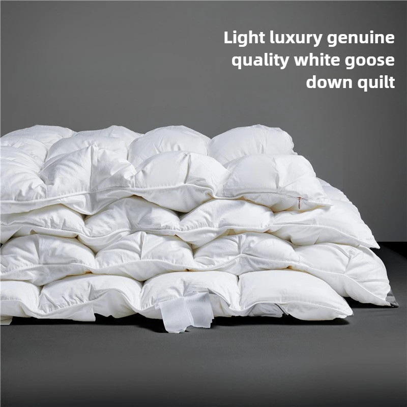 

Duvet 95 White Goose Down Winter Quilt Thickening for Warmth Hotel Goose Down Quilt Kink Quilt Core Spring and Autumn Comforter