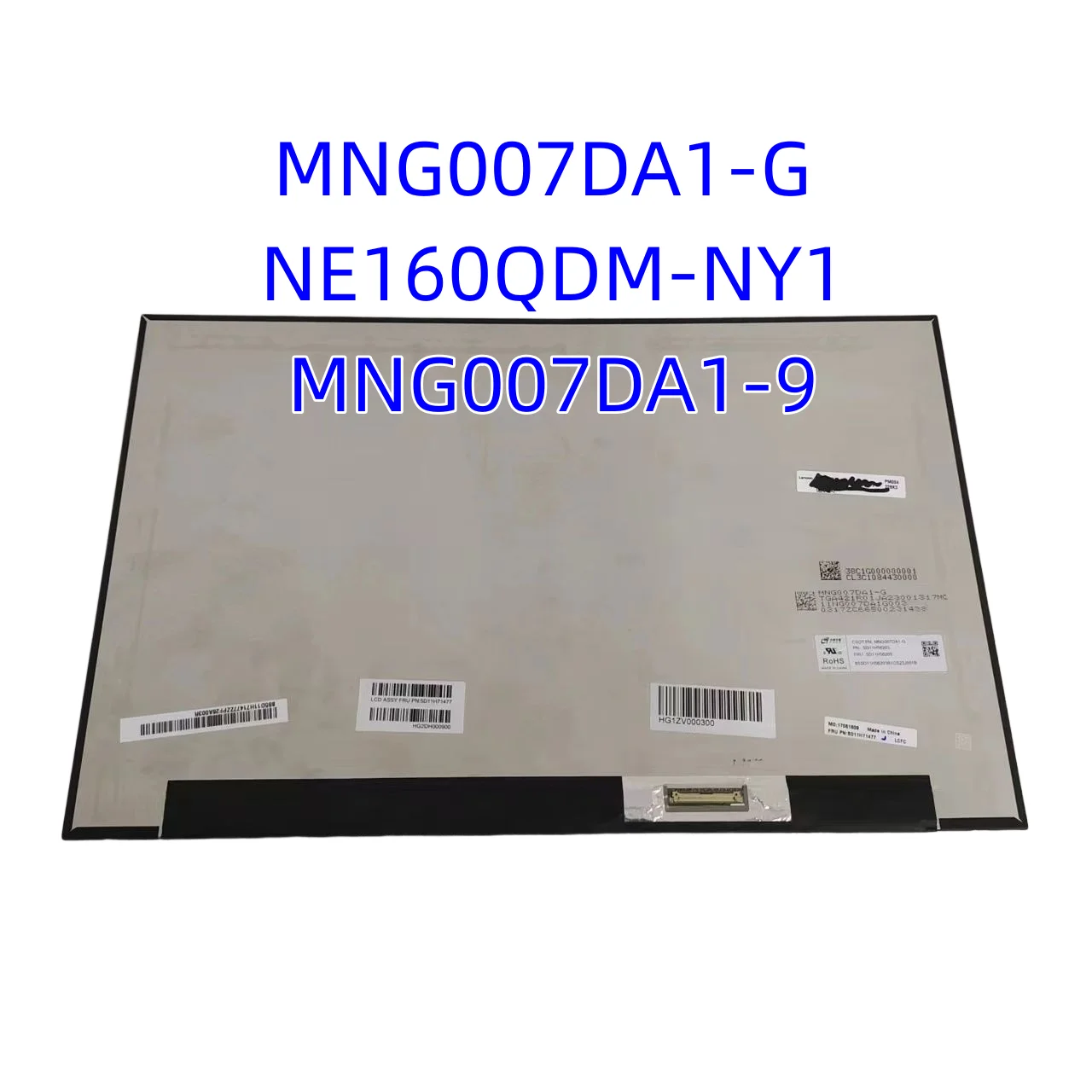 para Lenovo Legion Pro 16iah7h Ideapad Jogos 316iah7 3-16arh7 Tela Lcd Mng007da1-g Ne160qdm-ny1 Mng007da1-9 165hz Display