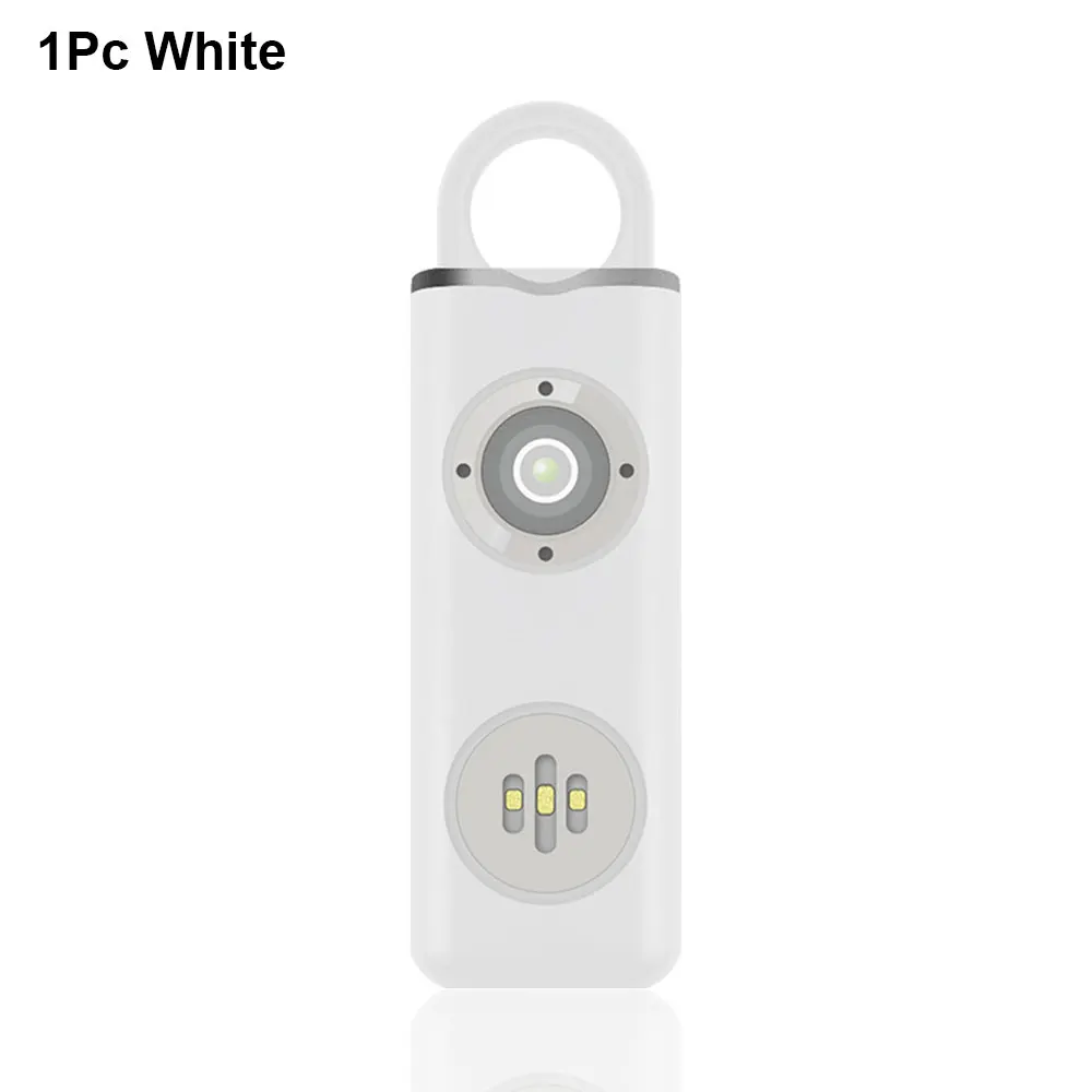 Awapow Persoonlijke Verdediging Alarm 130db Met Led Licht Oplaadbare Zelfverdediging Vrouw Veiligheid Alarm Sleutelhanger Nood Anti-Aanval