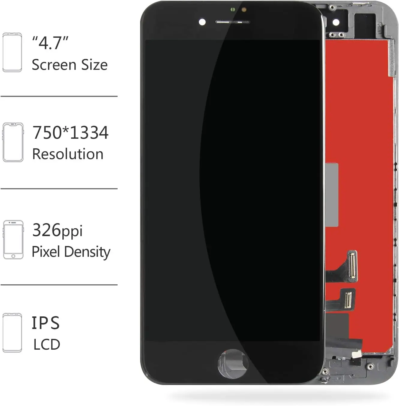 A+++ Quality Display For iPhone SE2020 A2296 A2275 A2298 LCD Display With 3D Touch Screen Digitizer For iPhone SE Replacement