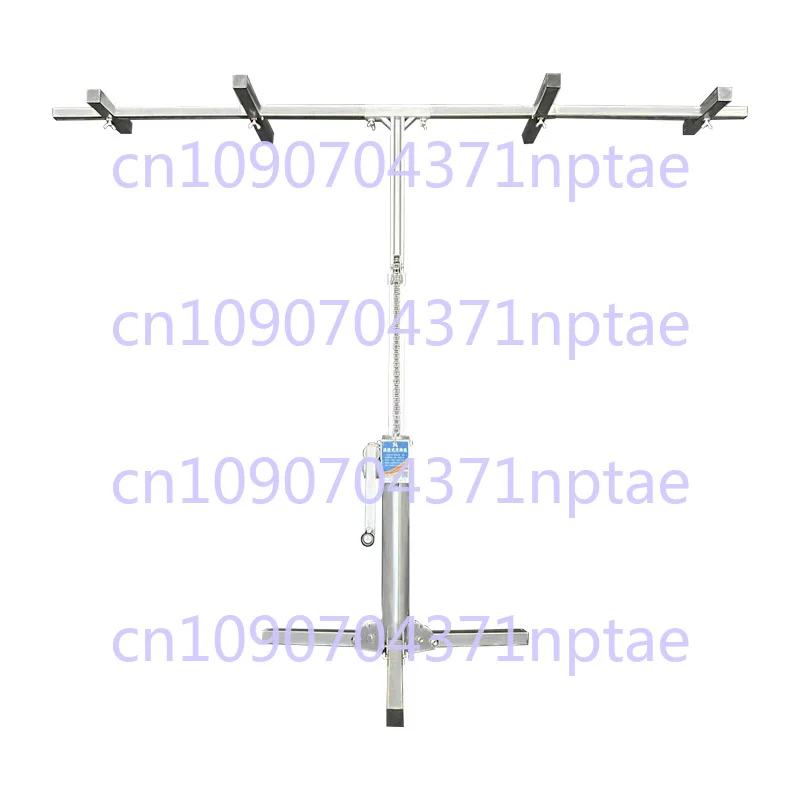 Bold and thickened multi-functional adjustable four-support rod lifting table decoration cabinet bracket support