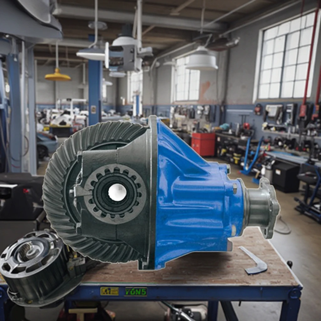 

Rear Differential with 7/43 Ratio, 20CrMnTiH3 Steel Gear Set, 292mm Crown OD, Heavy Duty for Isuzu NPR Truck Replacement